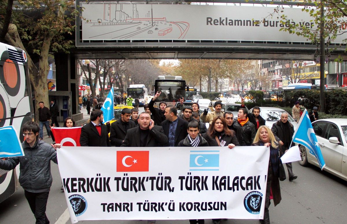 Başkent\'te Kerkük Mitingi