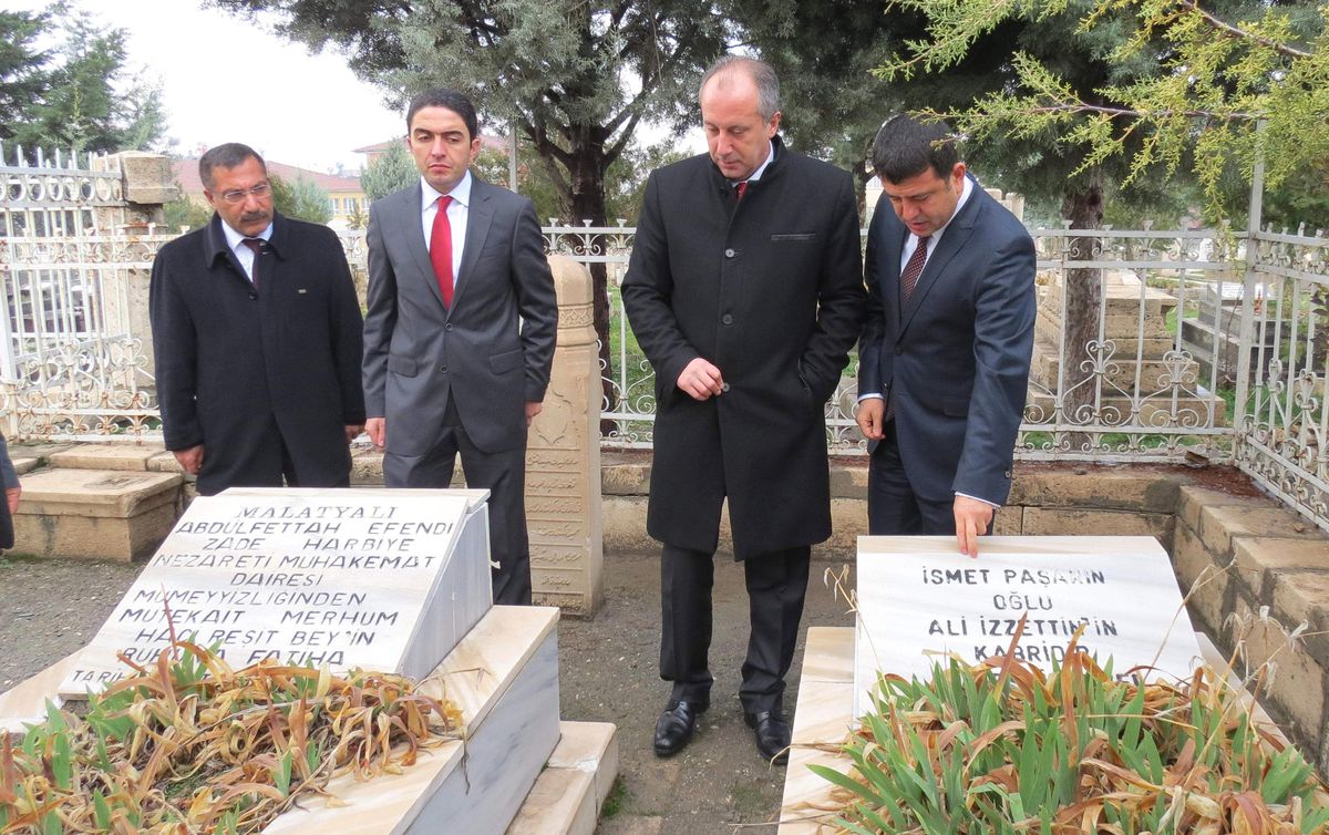 CHP'den İnönü'nün Baba Mezarına Ziyaret