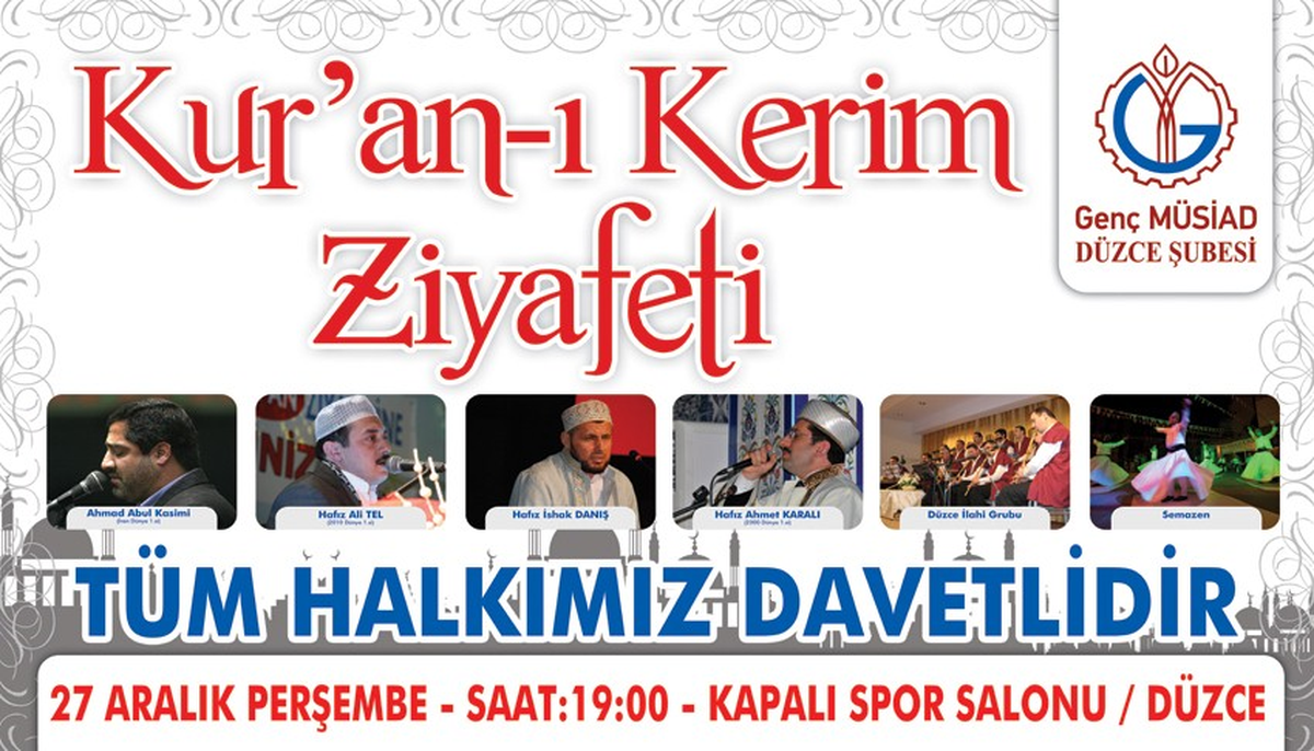 MÜSİAD Düzce Şubesi\'nden Kur\'an-ı Kerim Ziyafeti
