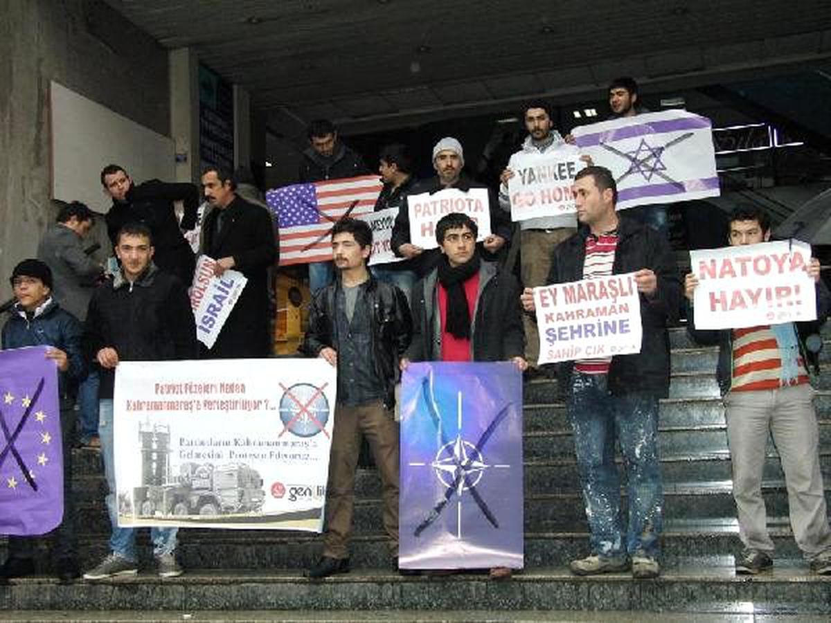 Kahramanmaraş\'ta Patriot Protestosu
