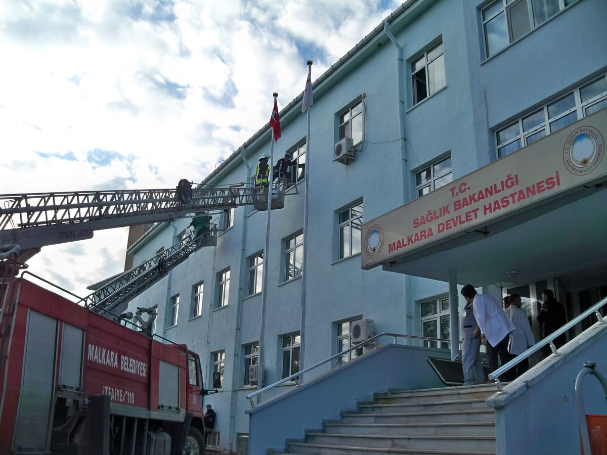Malkara Devlet Hastanesinde Tatbikat Yapıldı