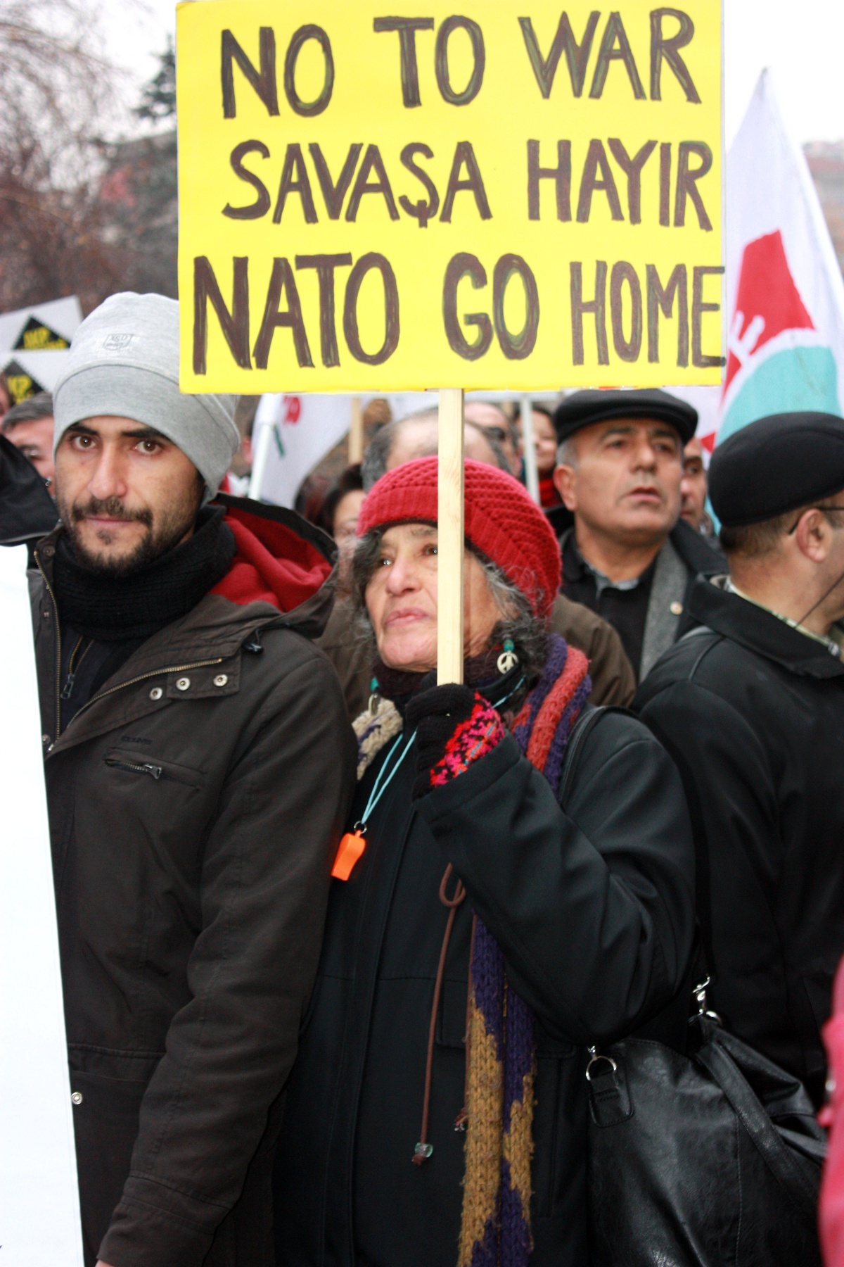 ABD Büyükelçiliği Önünde \'Patrıot\' ve \'Nato\' Protestosu