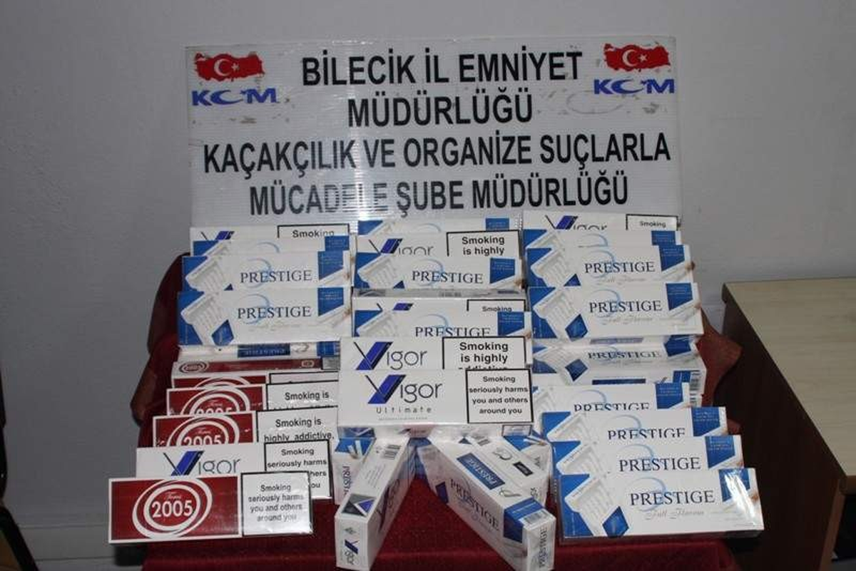 Bilecik\'te 360 Paket Kaçak Sigara Ele Geçirildi