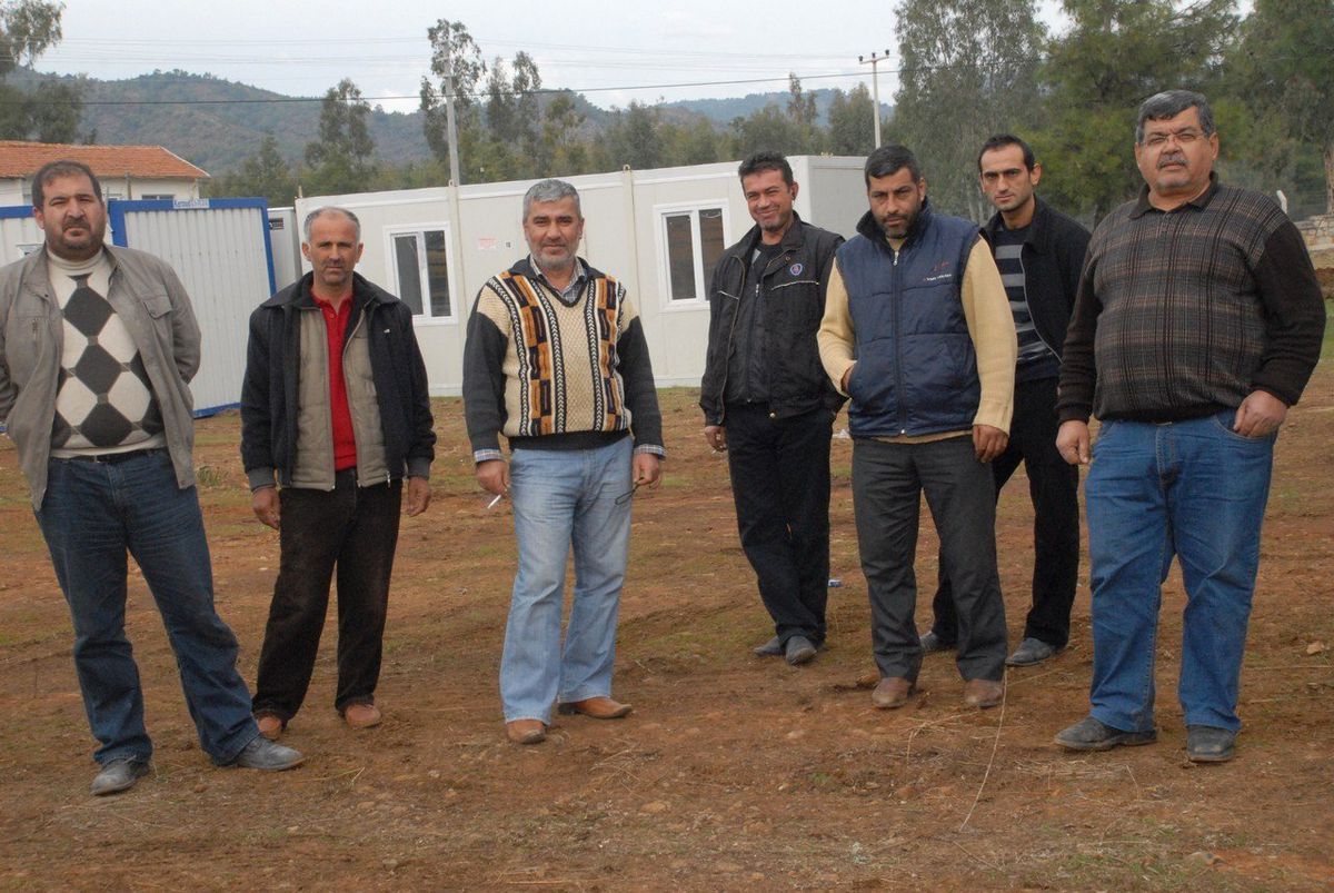 Fethiye\'ye Deprem Konteynırı