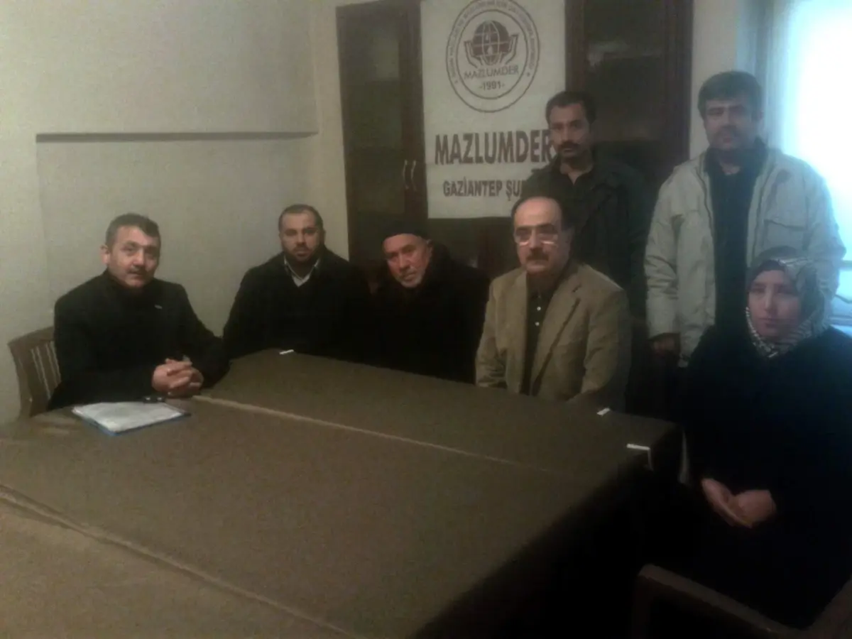 İnşaatzedeler Mazlumder'i Ziyaret Etti