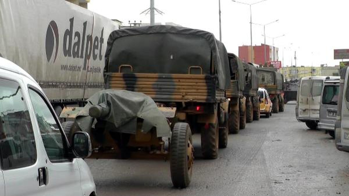 Irak Sınırına Top Sevkiyatı