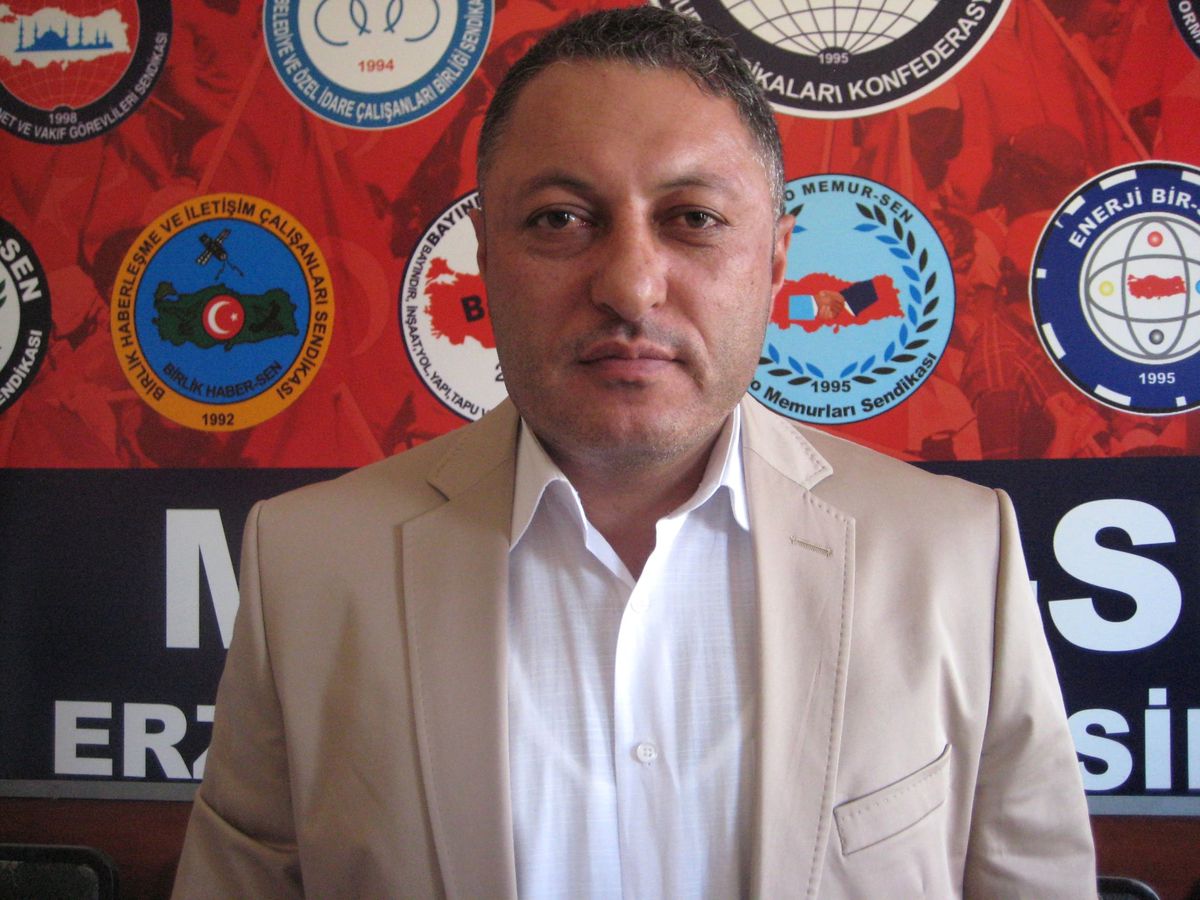 Sağlık Sen Erzurum Şube Başkanı Abdullah Duman Açıklaması