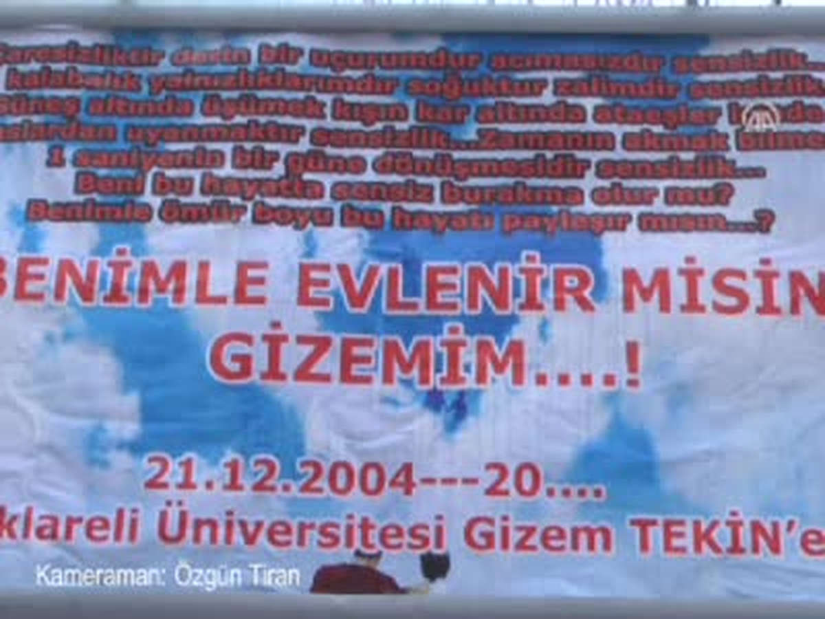 Sürpriz Evlenme Teklifi