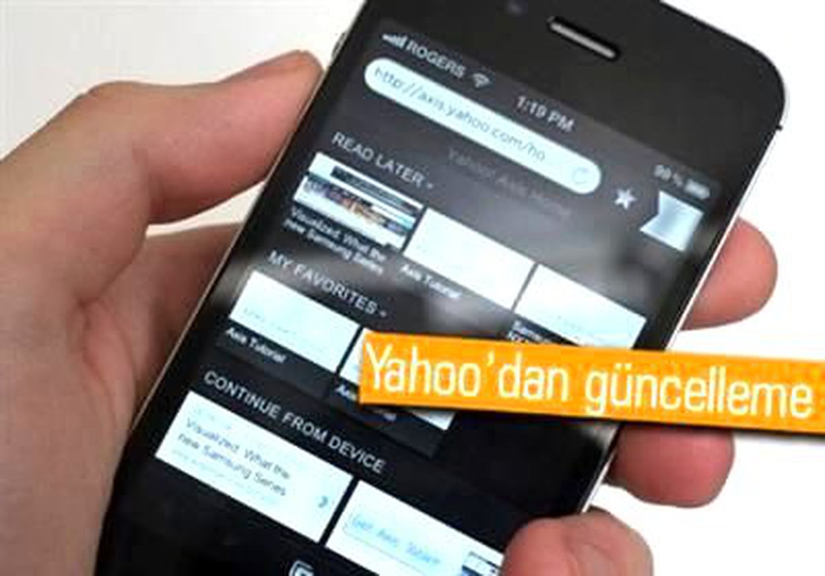 Yahoo, İos Tarayıcısını Güncelledi