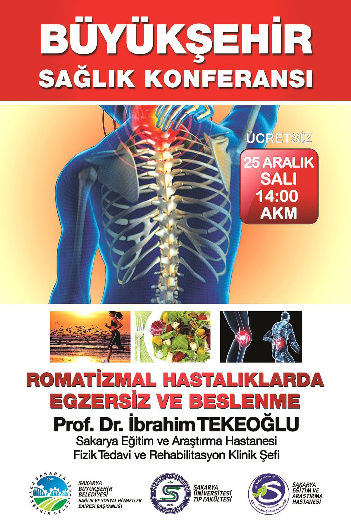 Akm\'de Romatizmal Hastalıklar Konuşulacak