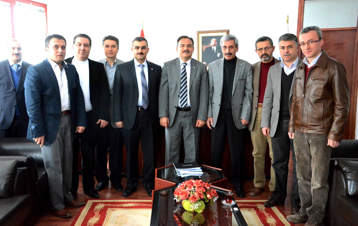 BOSİAD Üyelerinden AİBÜ Rektörü Coşkun\'a Ziyaret