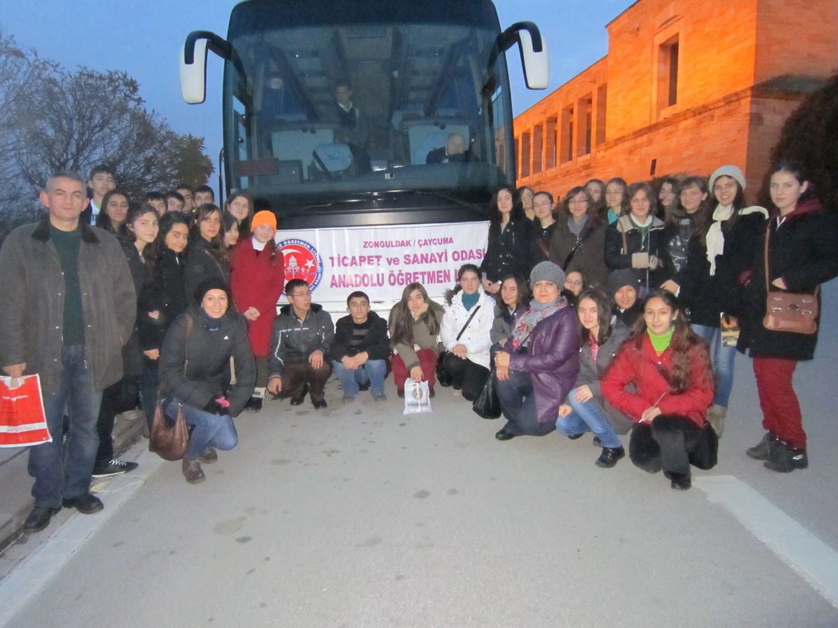 Çaycuma Tso Anadolu Öğretmen Lisesi Öğrencileri Ankara\'yı Gezdi