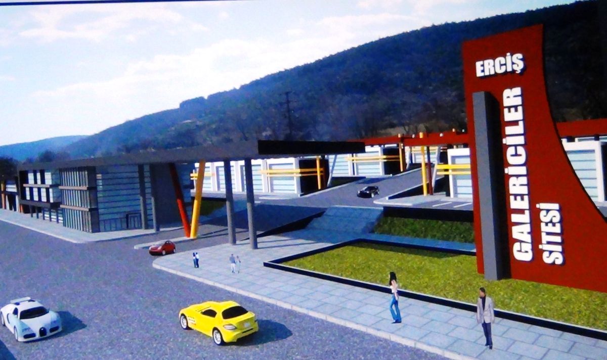 Erciş\'te Galericiler Sitesi Bilgilendirme Toplantısı