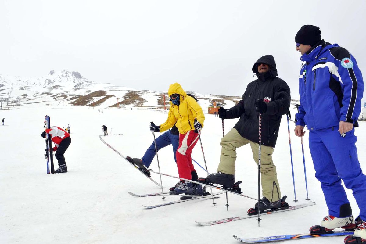 Erciyes\'te Oteller Doldu
