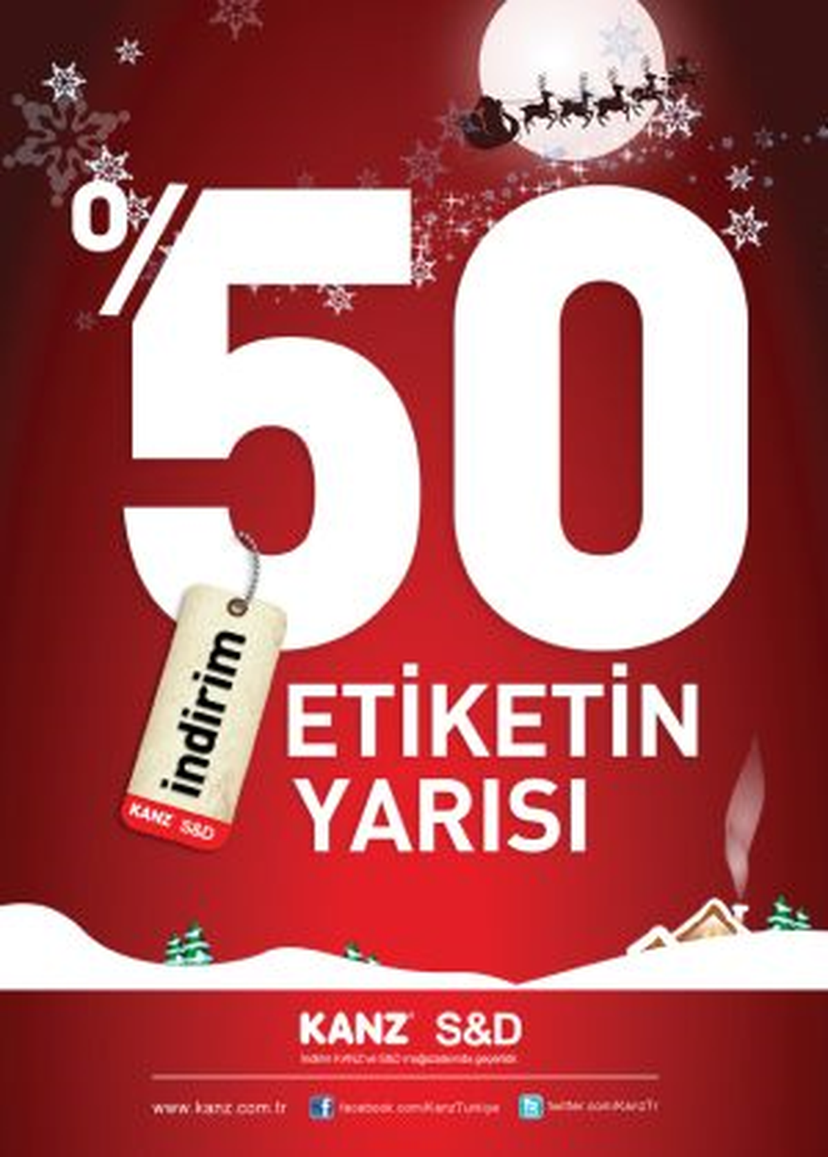 \'Etiketin Yarısı\' İndirimi Başladı