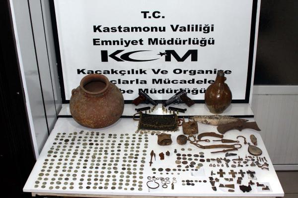 Kastamonu\'da 424 Parça Tarihi Eser Ele Geçirildi