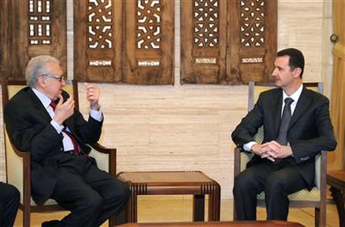 Lakhdar Brahimi Esad ile Görüştü