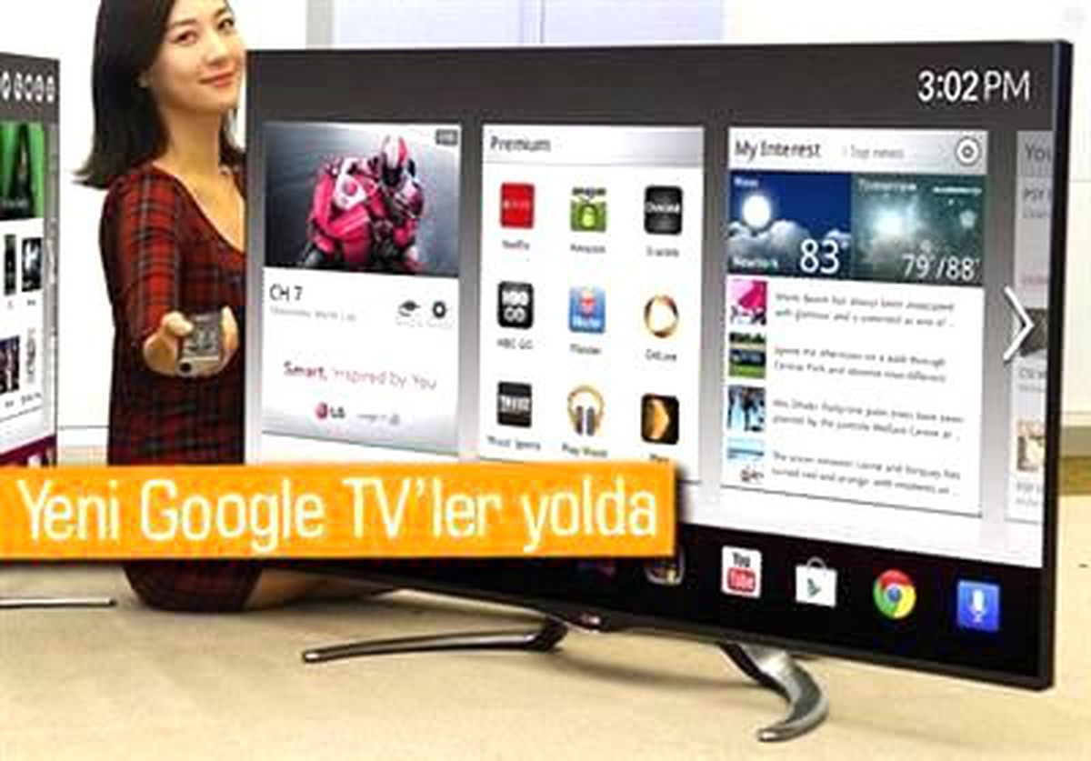Lg\'den 2013 Model Google Tv\'ler