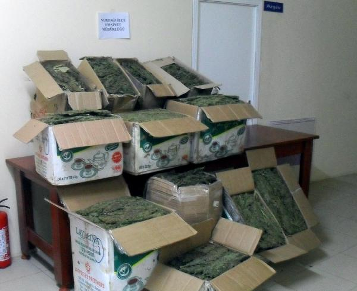 Nurdağı\'nda 154 Kilo Esrar Ele Geçirildi