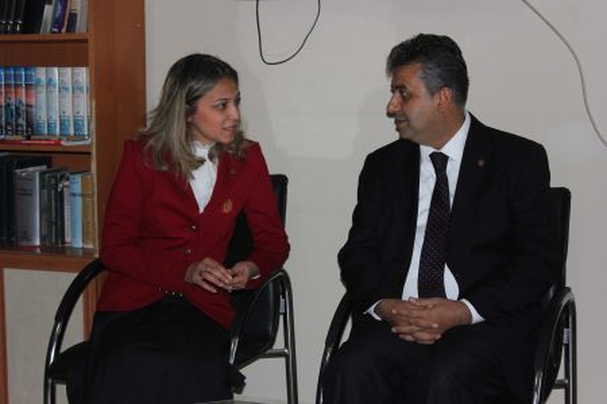 Rektör Güder\'den BBP İl Başkanı\'na Ziyaret