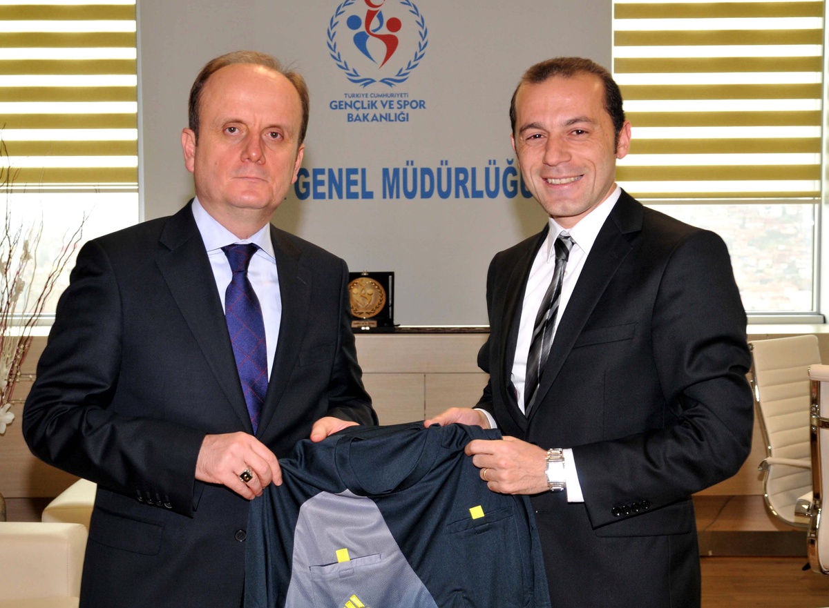 Spor Genel Müdürü Baykan, Çakır\'ı Kabul Etti