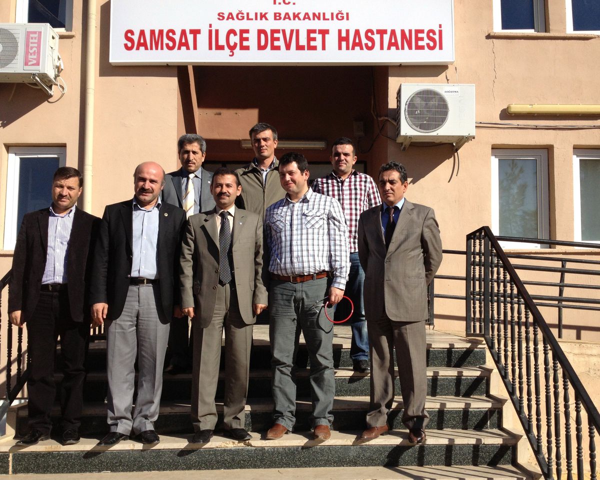 Sağlık-Sen\'den Samsat Devlet Hastanesi\'ne Ziyaret