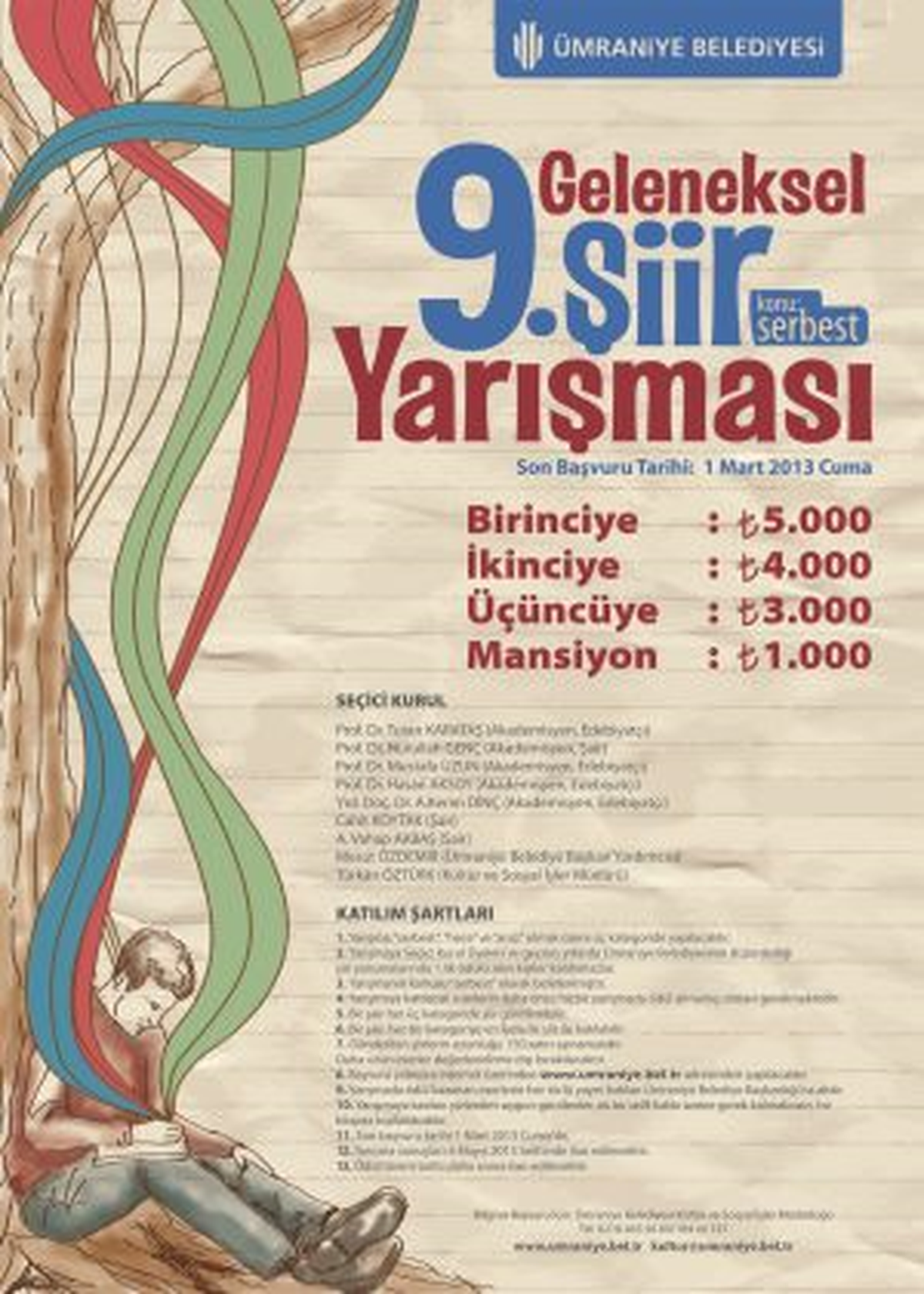 9. Geleneksel Şiir Yarışmasına İlgi Yoğun