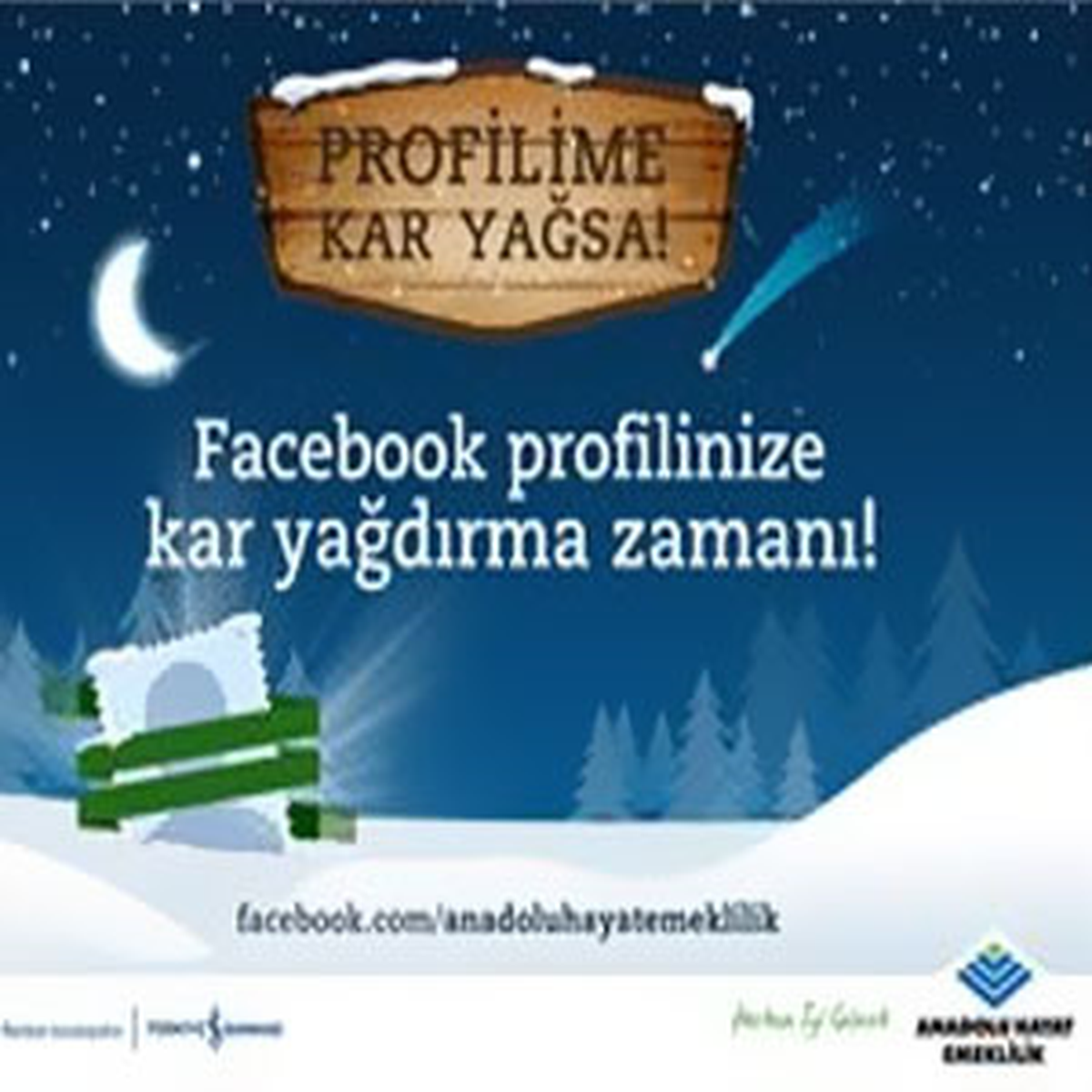 Facebook Profillerine Kar Yağıyor