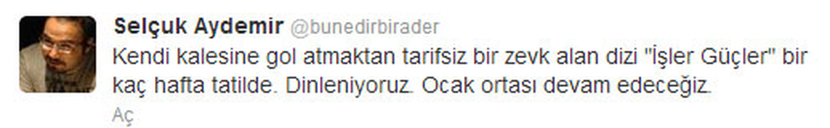 İşler Güçler Hayranlarına Kötü Haber