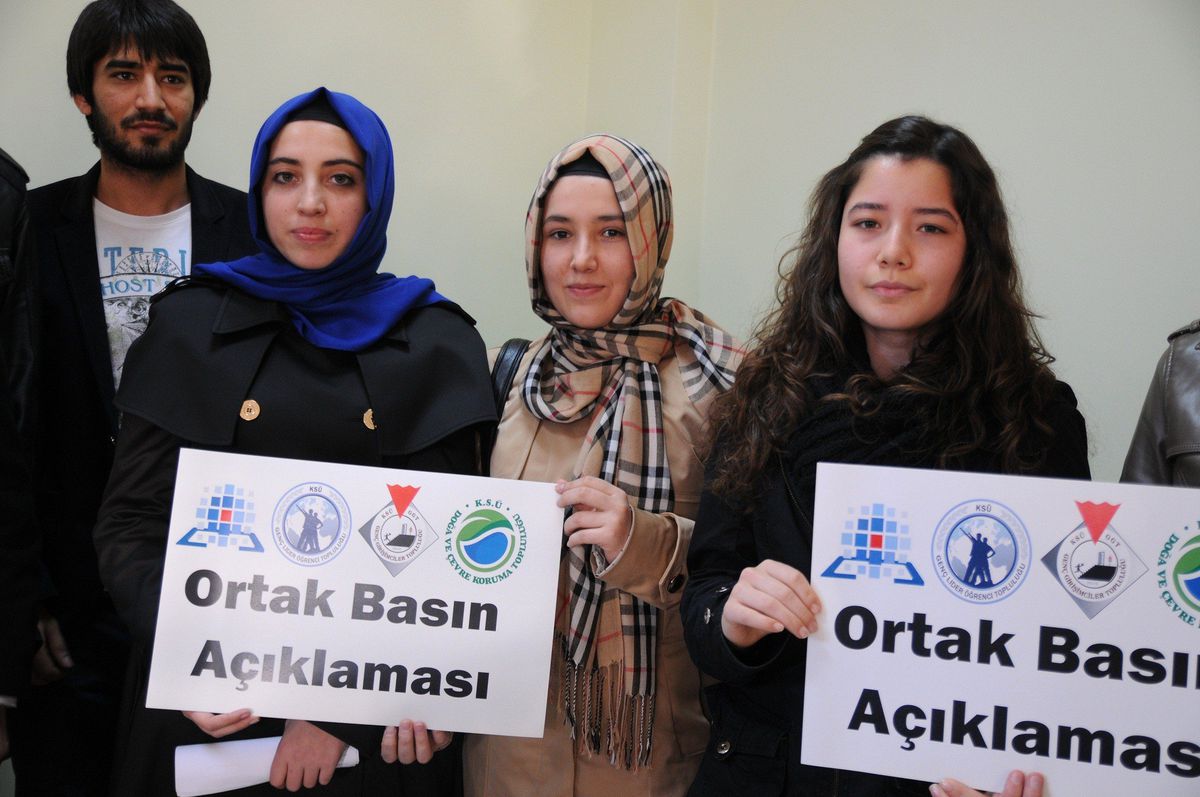 Ksü Öğrencilerinden Başbakana Destek