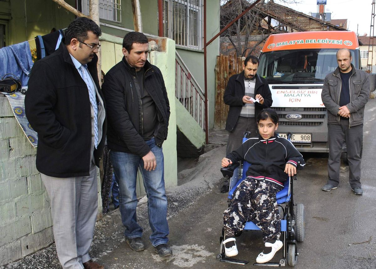Malatya\'da 3 Engelli Sevindirildi