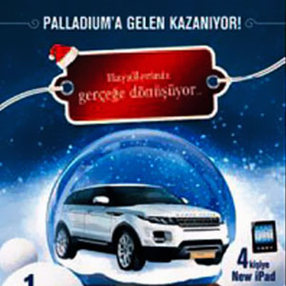 Palladium Avm\'de Yeni Yıl Çekilişi Var