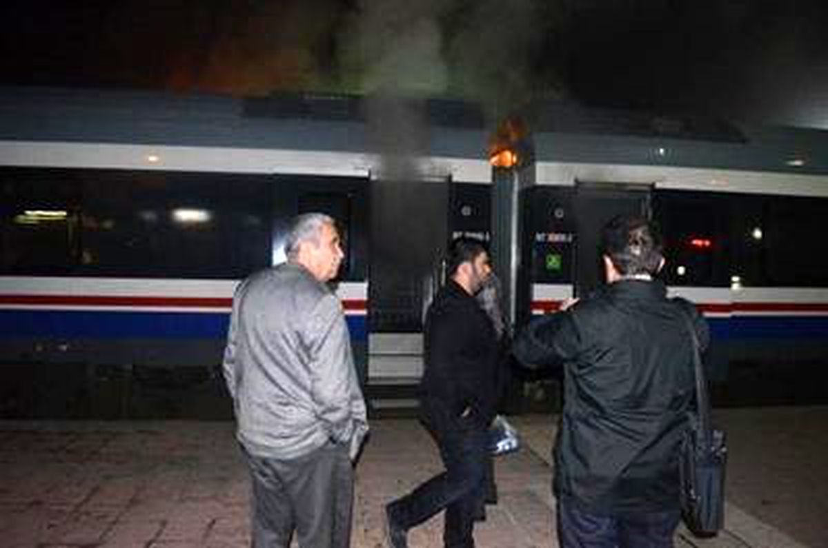 Tren Yangını Ucuz Atlatıldı