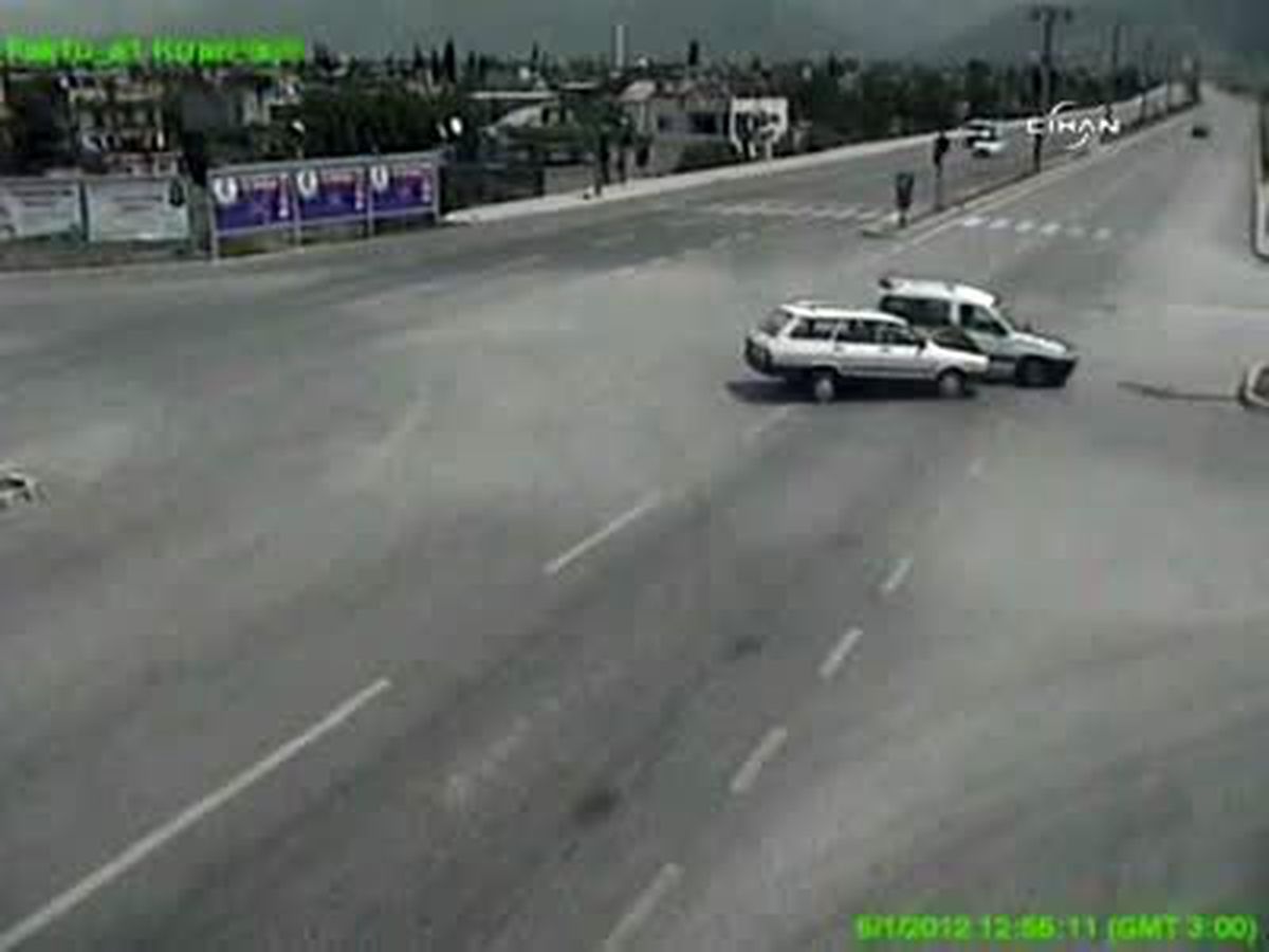 Burdur\'da Meydana Gelen Kazalar Mobese\'de