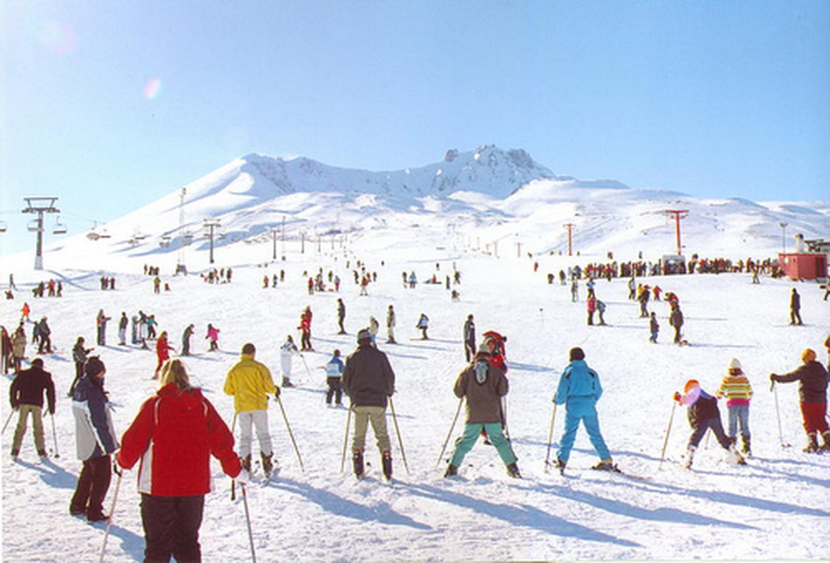 Erciyes\'te Hafta İçi Yoğunluğu
