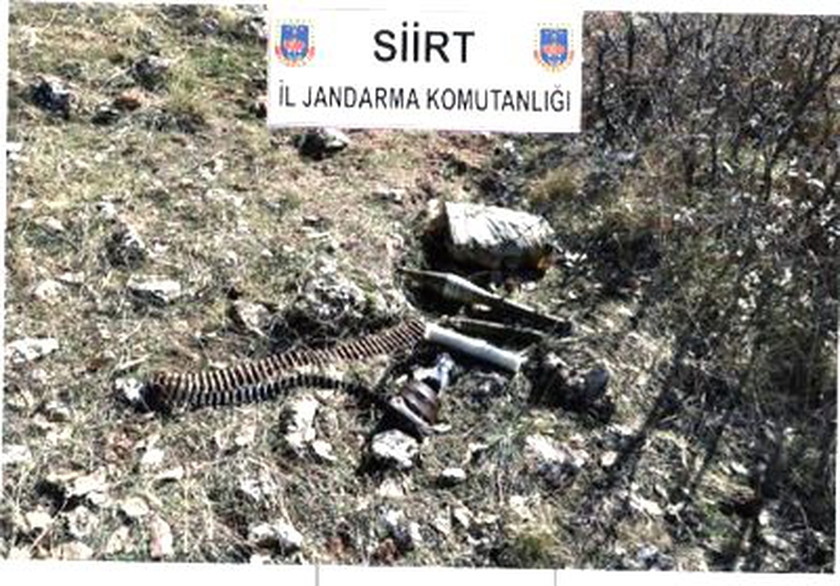 Eruh Kırsalında PKK Mühimmatı Ele Geçti