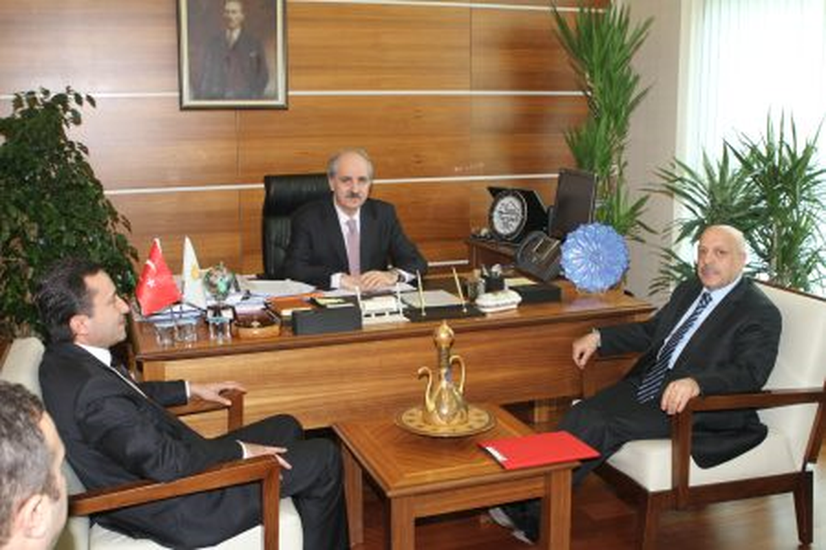 Kurtulmuş, Hak-İş Genel Başkanı\'ı Kabul Etti