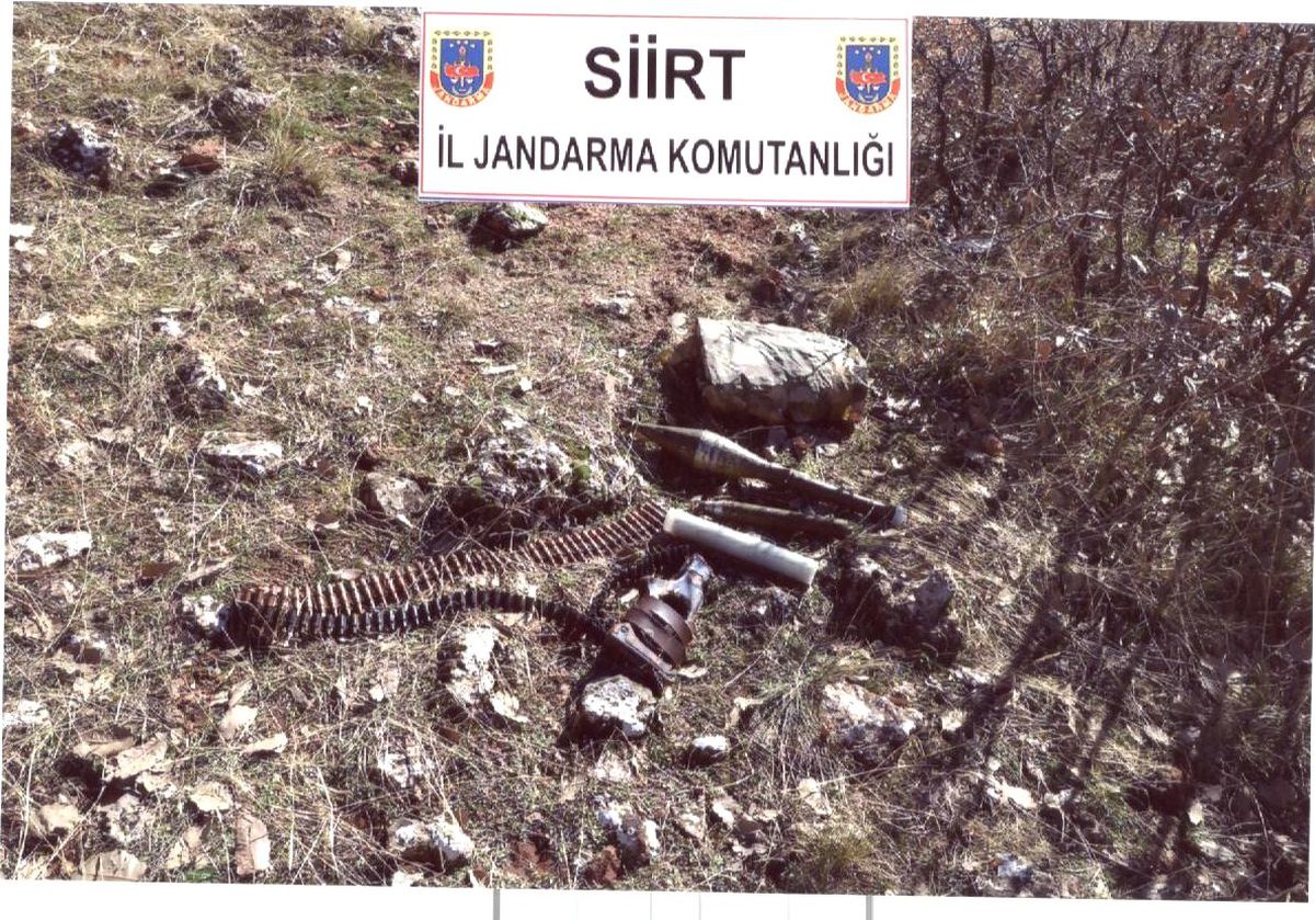 Siirt\'te Teröristlere Ait Mühimmat Bulundu