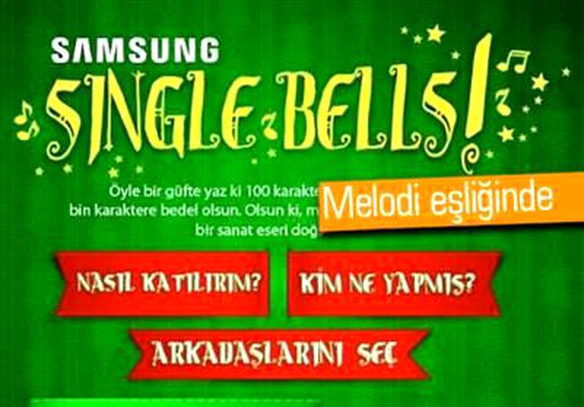 Yeni Yıl Mesajınızı Samsung ile Besteleyin
