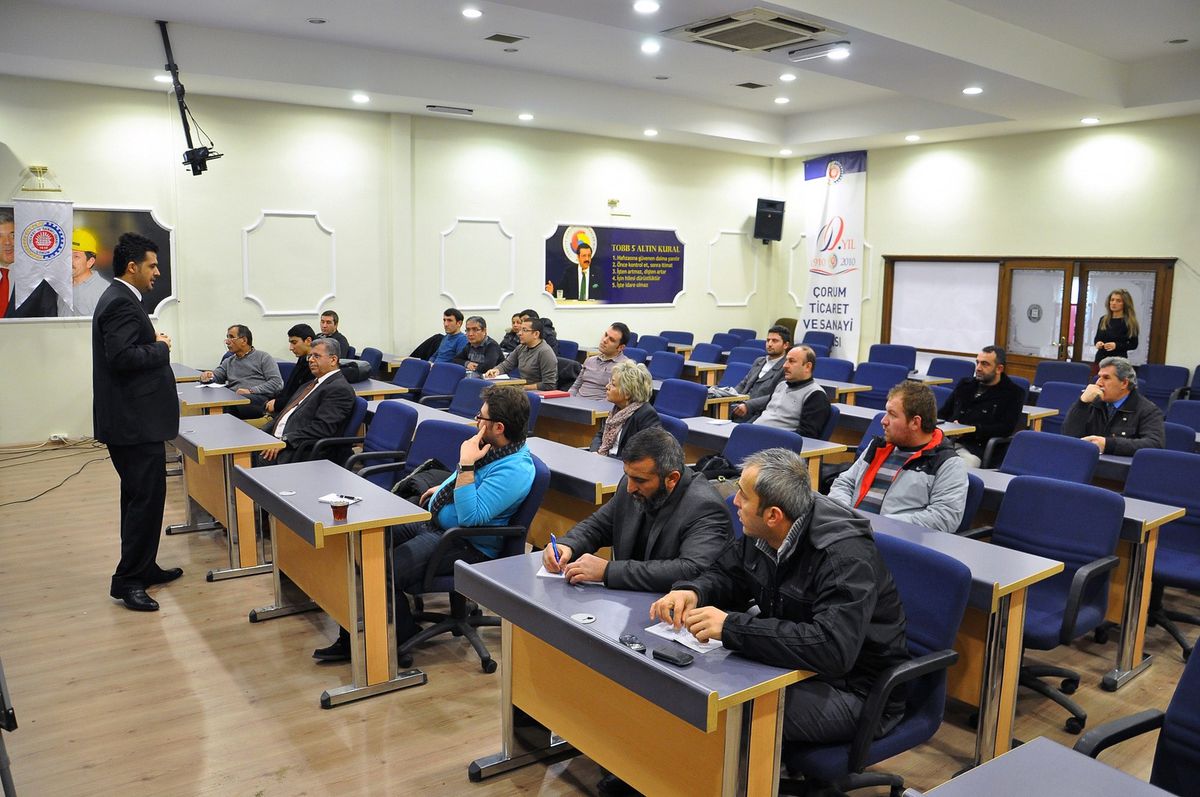 Çorum Tso\'dan Firmalara Eğitim