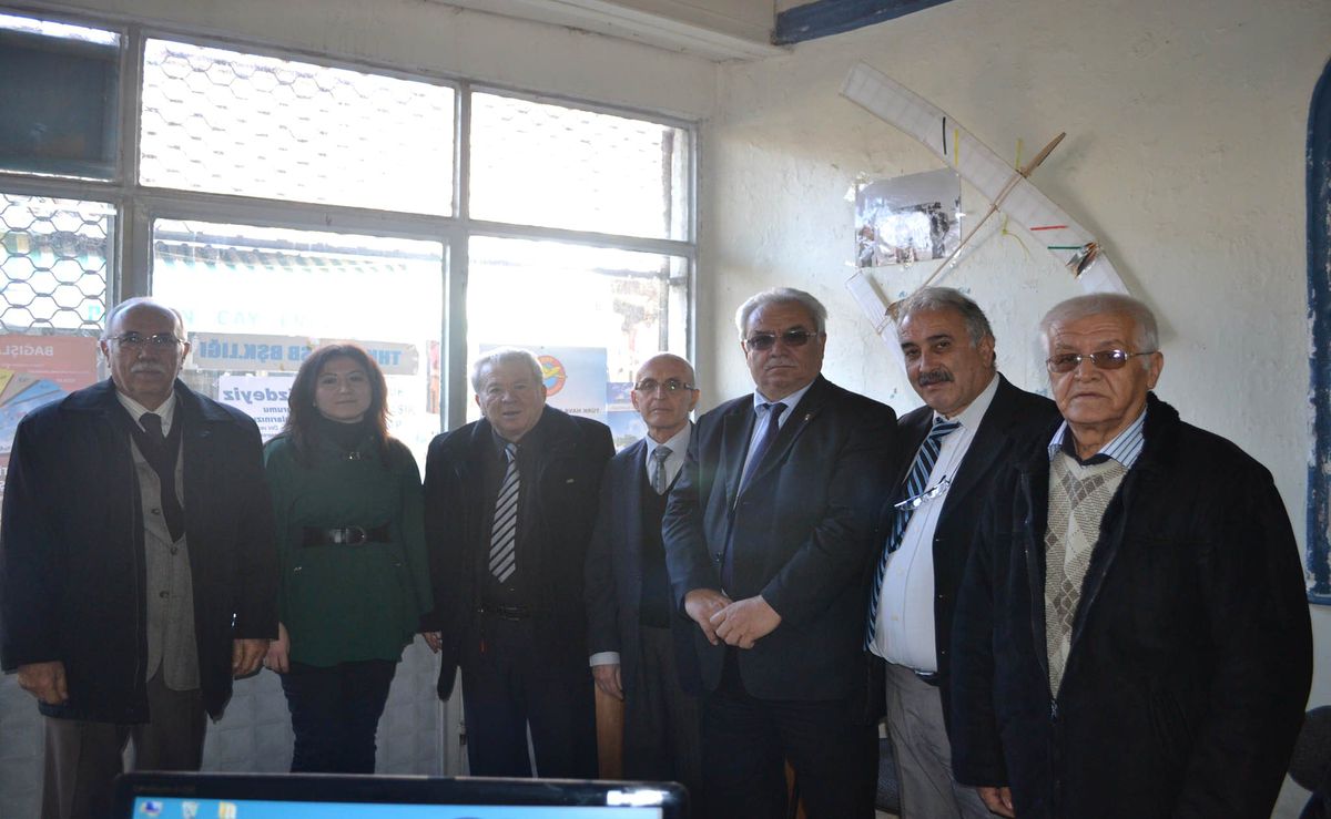 Emekliler Derneği\'nden Türk Hava Kurumu Kula Şubesi\'ne Ziyaret