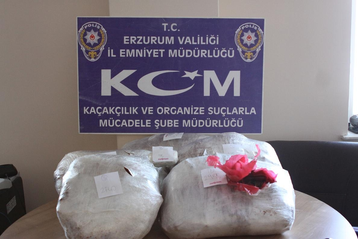 Erzurum\'da Esrar Operasyonu