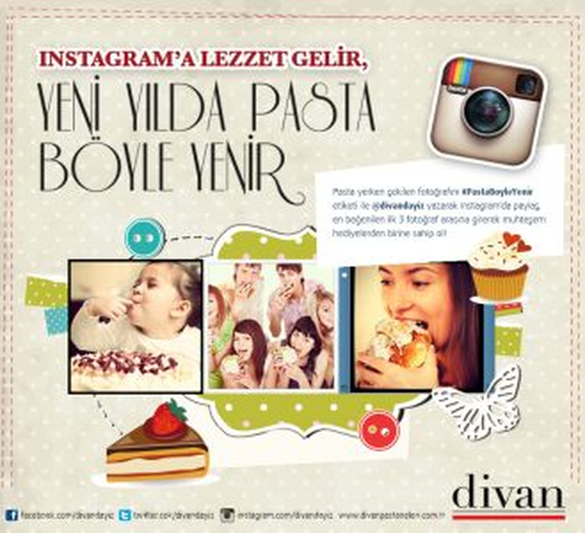 Instagram\'a Divan\'la Lezzet Geliyor