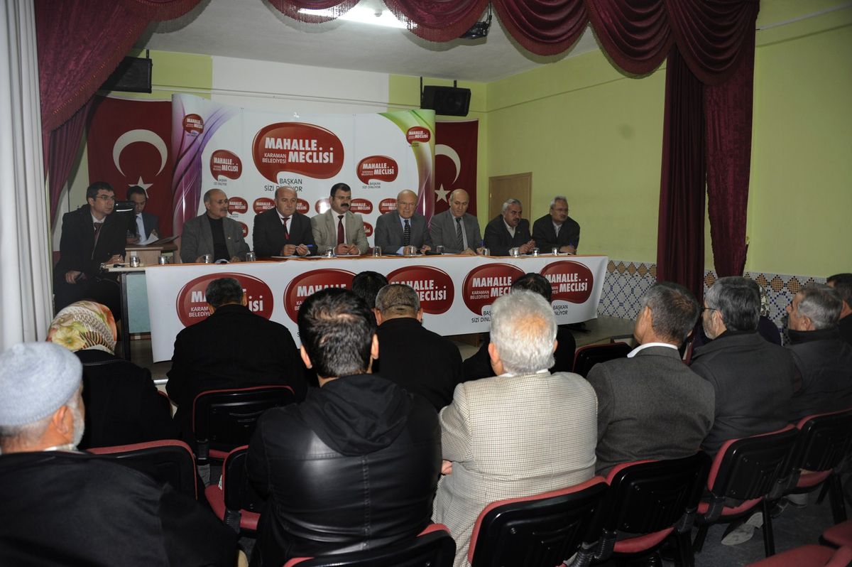 Karaman\'da Mahalle Meclisi Toplandı
