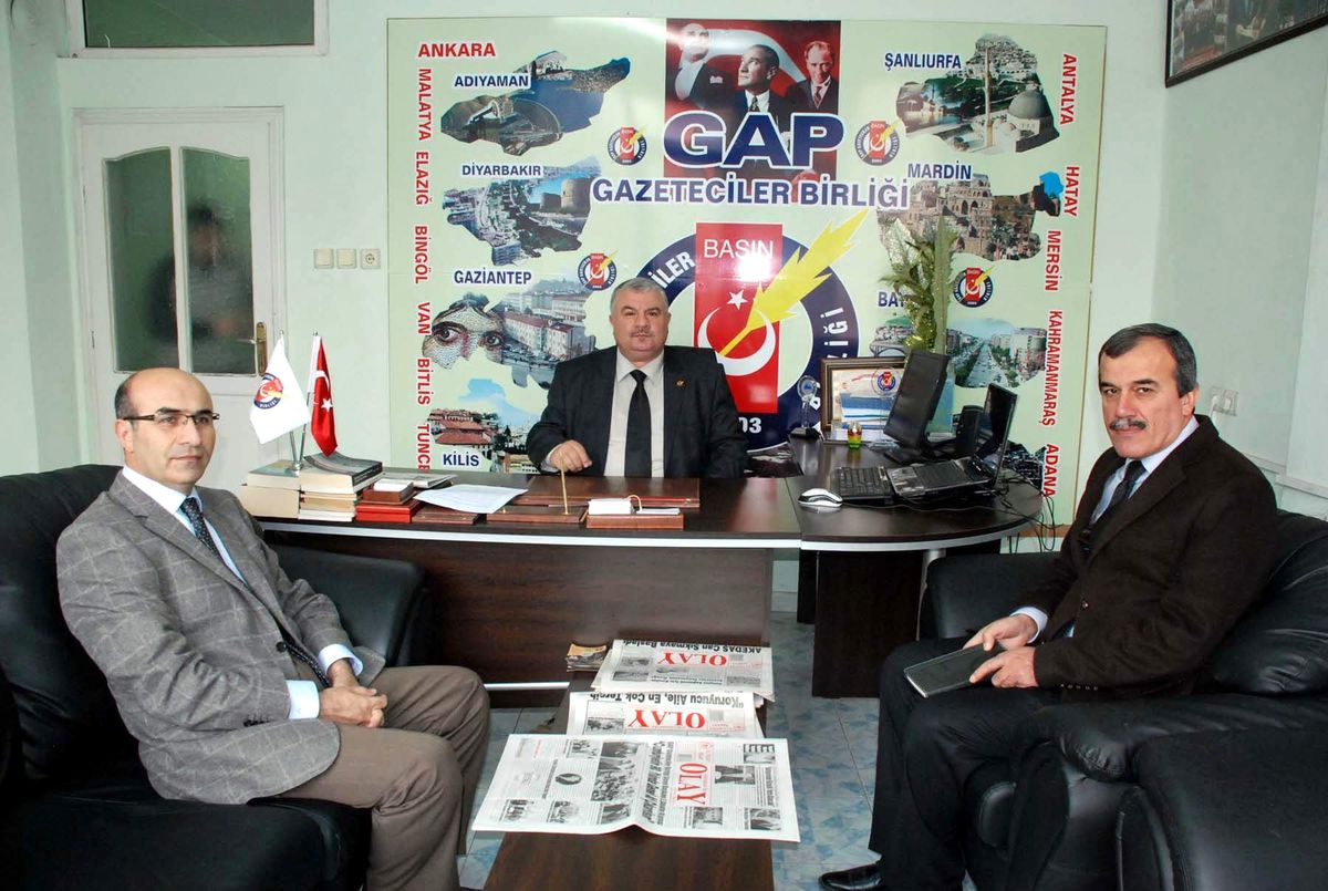 Vali Mahmut Demirtaş\'tan Gap Gazeteciler Birliğine Ziyaret