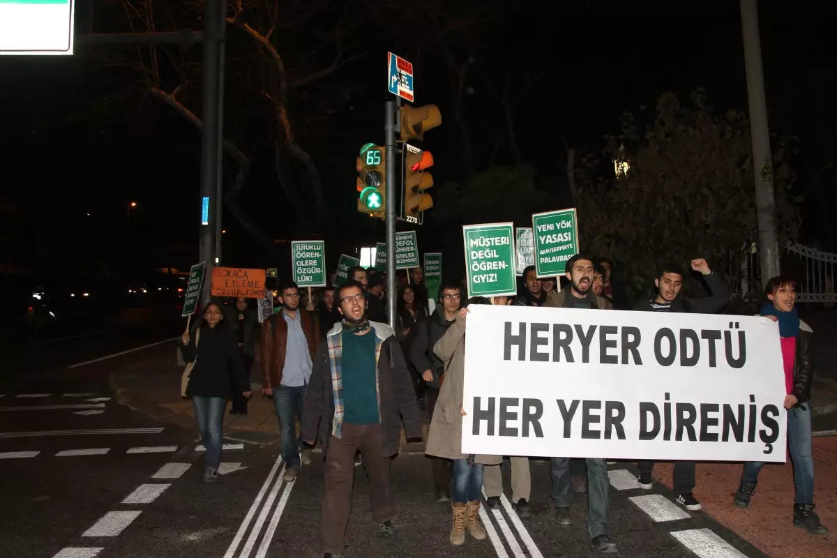 Ytü Öğrencilerinden 'Odtü' Eylemi
