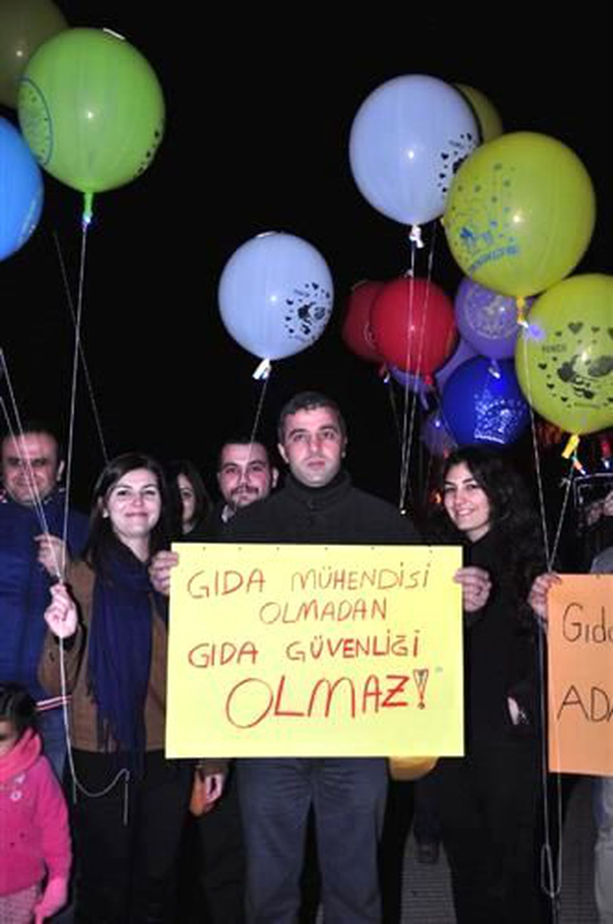 Gıda Mühendislerinden Balonlu Eylem