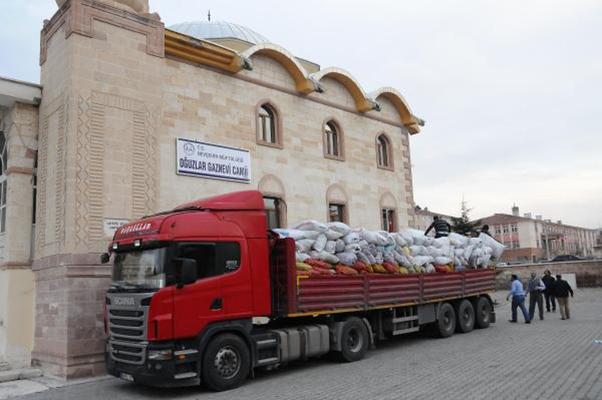 Nevşehir\'den Suriye\'ye 3 Tır Dolusu Yardım Gitti