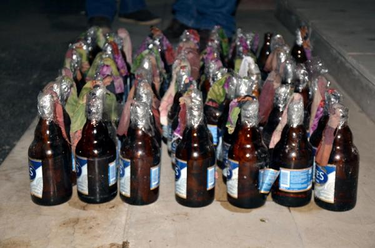 Şırnak\'ta 80 Molotof ile Yakalanan 4 Kişi Gözaltına Alındı