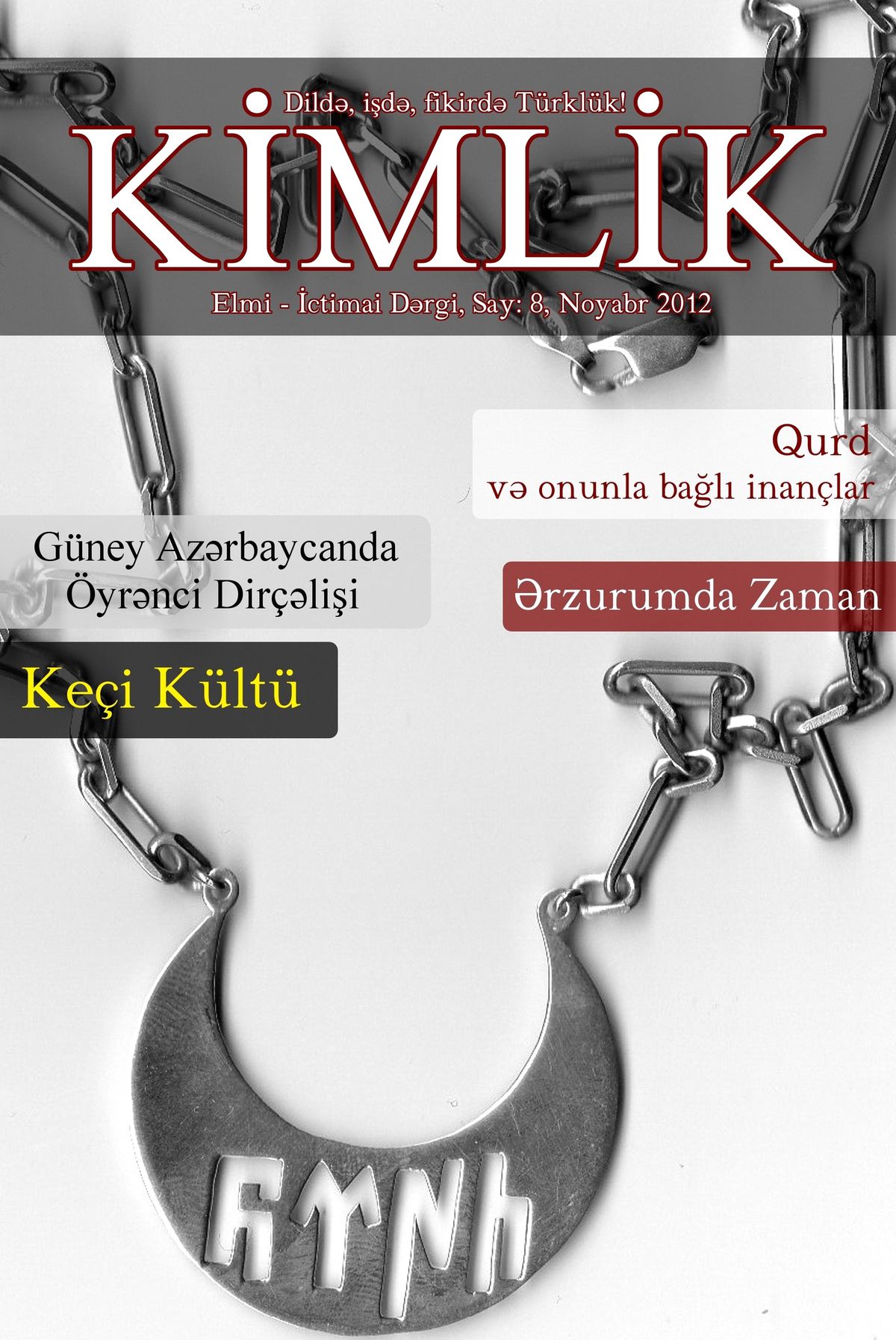 Çomaklı\'nın "Erzurum\'da Zaman" Adlı Yazısı Azerbaycan\'da Kimlik Dergisinde Yayınlandı